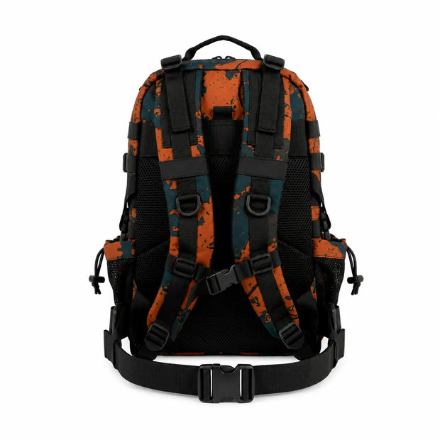 Mochila Tática Essentik 25L – Camuflado Laranja