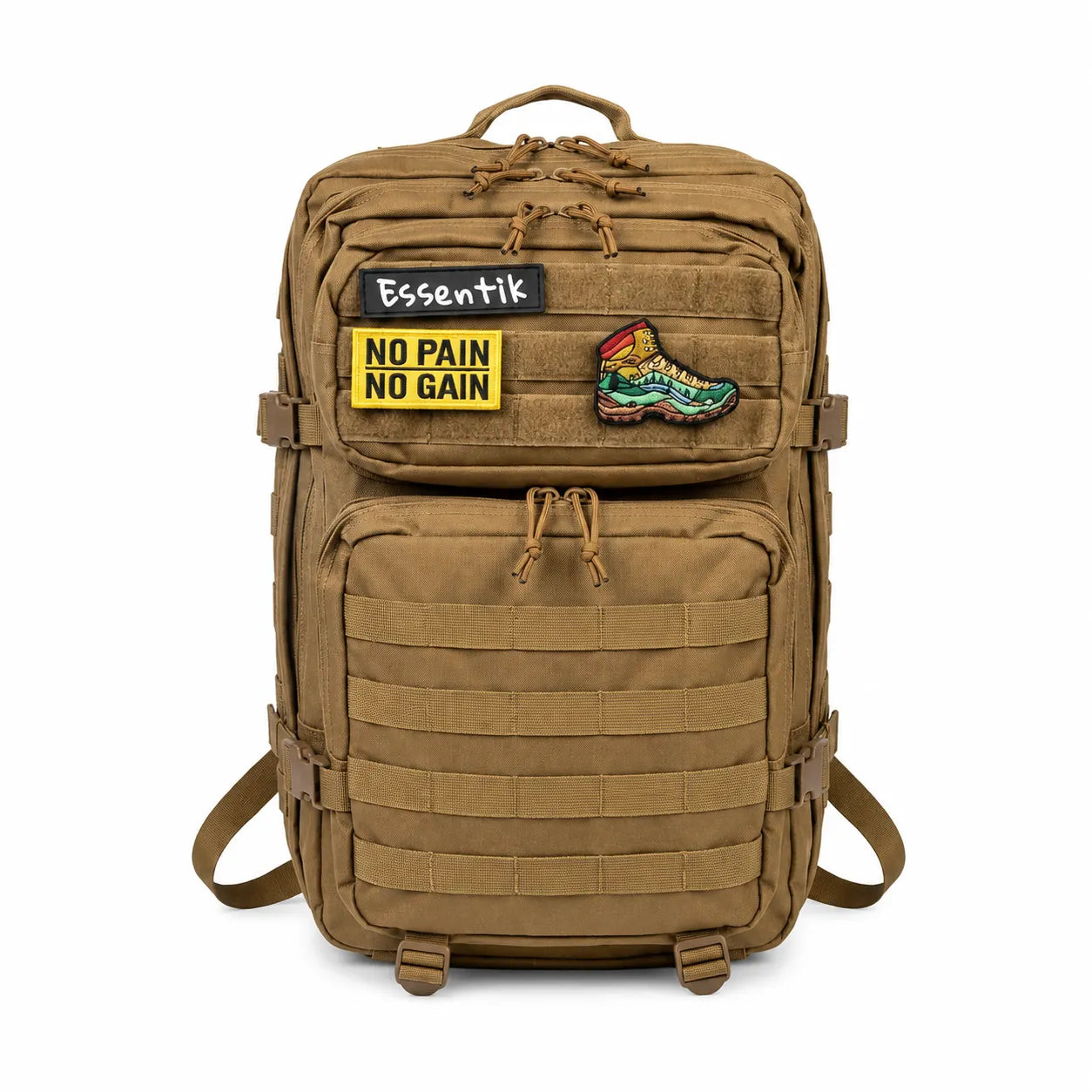 Mochila Tática Essentik 45L – Castanha