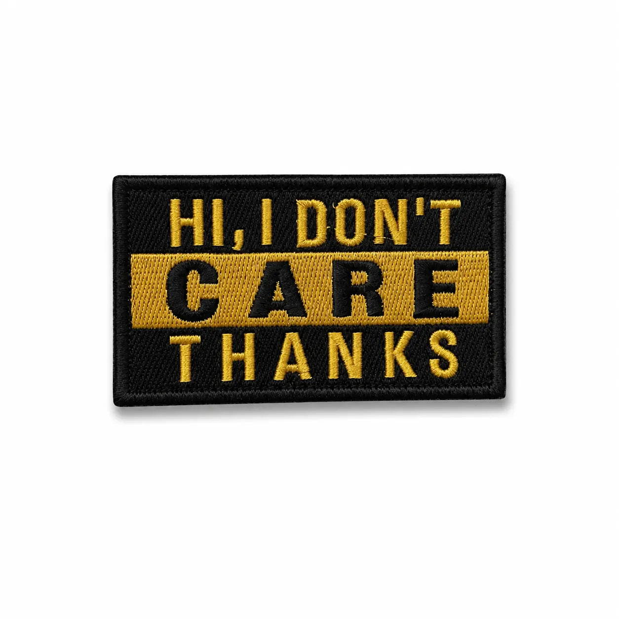 Patch Hi I Don't Care Thanks