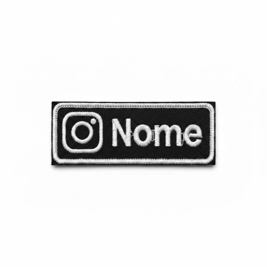 Patch Logo Instagram + Nome