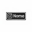 Patch Logo Instagram + Nome