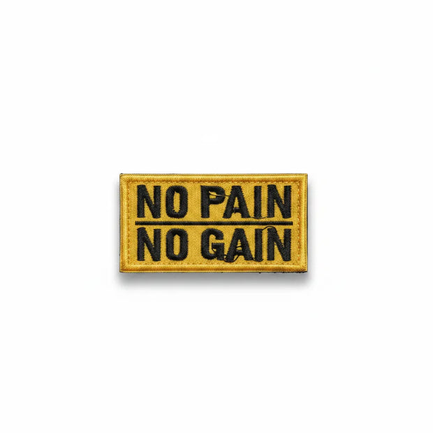 Patch No Pain No Gain Amarelo