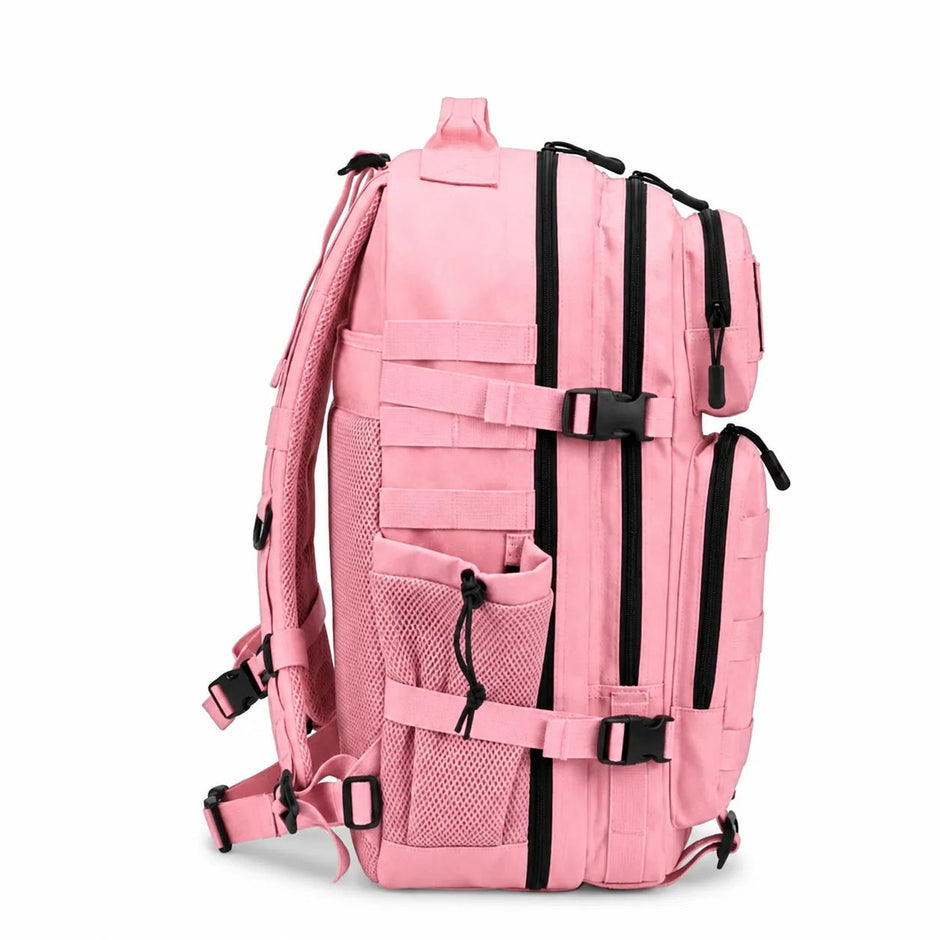 Mochila Tática 45L Rosa Térmica
