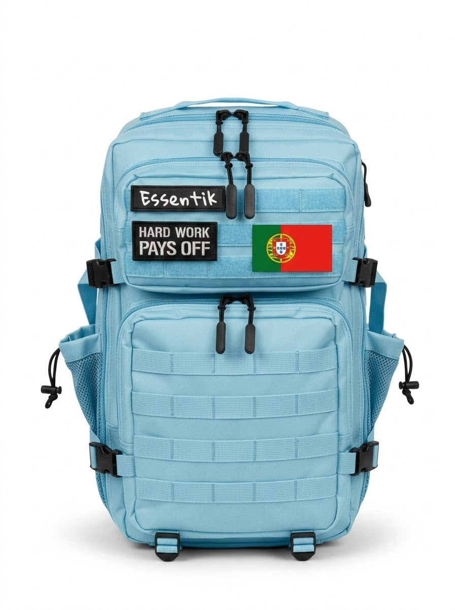 Mochila Tática Essentik 45L - Azul Celeste