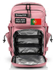 Mochila Tática 45L Rosa Térmica