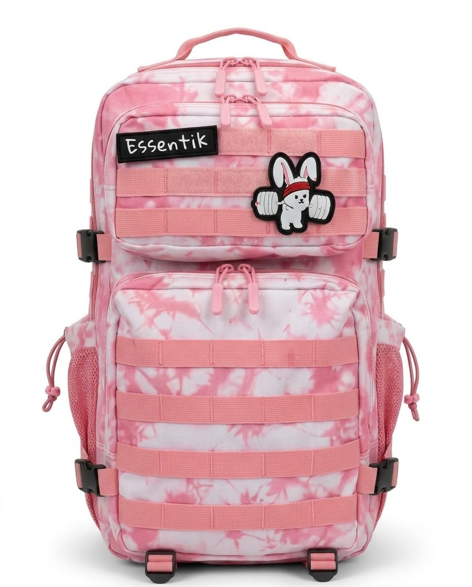 Mochila Tática Essentik 45L - Rosa Camuflado